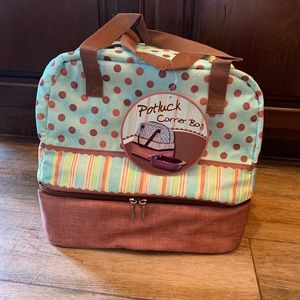 🥘Potluck Carrier Bag w/ Ceramic Casserole Dish🥘